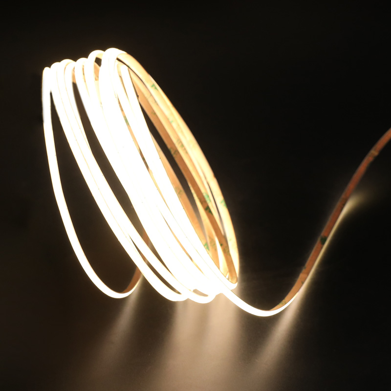 Low Voltage 24V 5mm Ultra Small COB Flex LED Strip Light