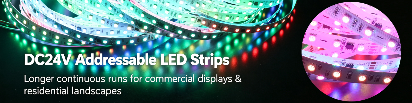 SuperLightingLED™ DC24V Addressable LED Strips Lighting
