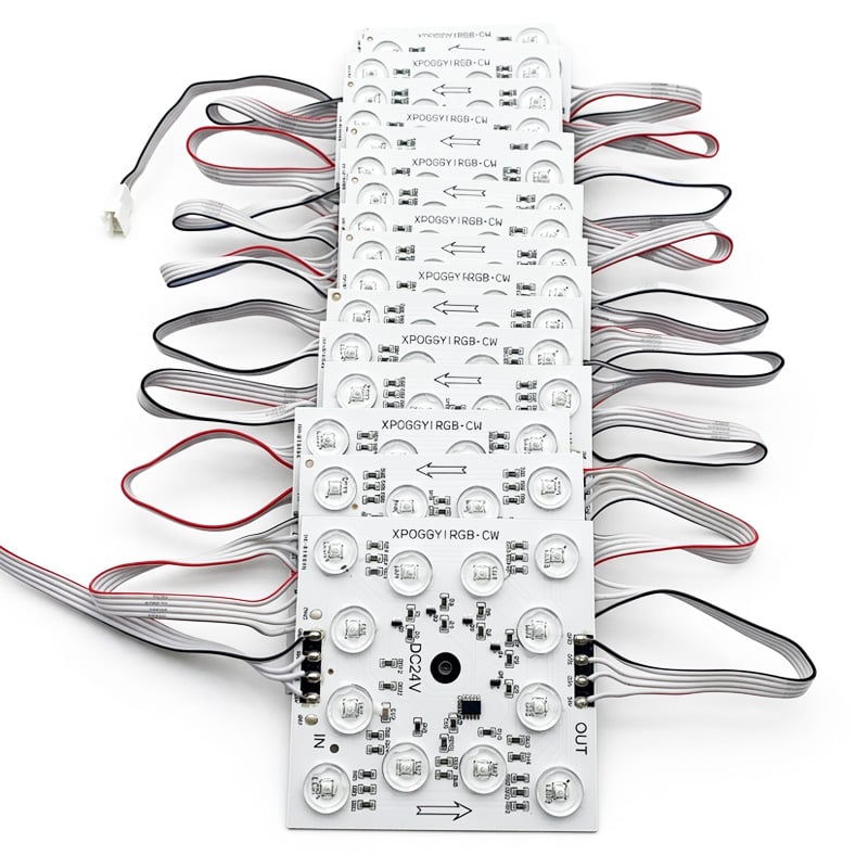  24V Addressable RGB Warm White Cool White LED Backlight Module Pixel Lights