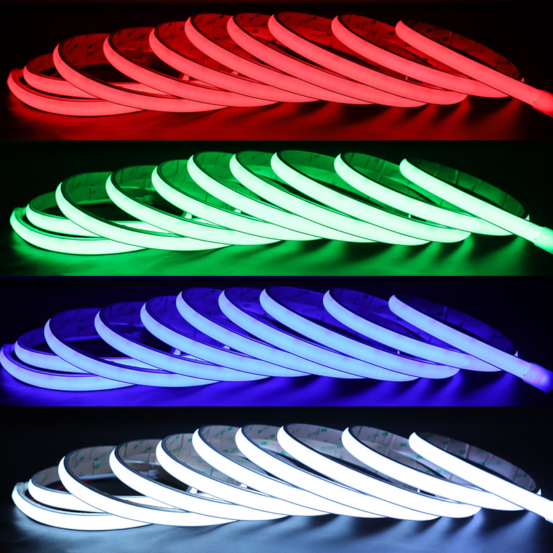 24V Farbe umschaltbar RGBWW Cob Led NeonFlex Streifen Licht wasserdicht Cuttable 24V Farbe umschaltbar RGBWW Cob Led NeonFlex Streifen Licht wasserdicht Cuttable