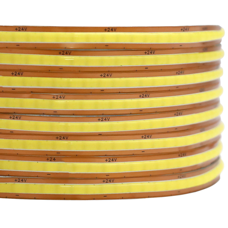 24V Cut Anywhere COB Led Strip Lighting 10m Long Reel (720 Density)