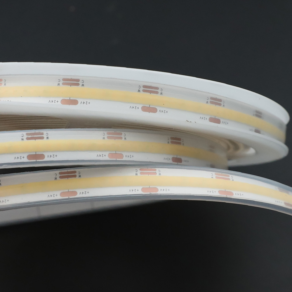 24-Volt High CRI 95 Cob LED Dynamic Warm-to-Cool White Strip
