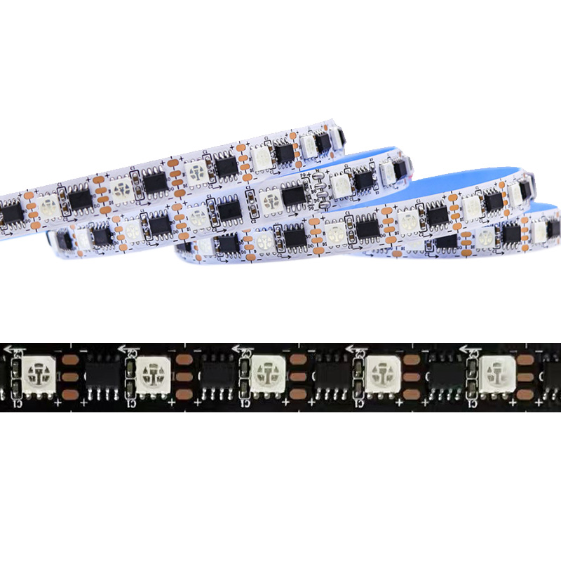 External IC RGB 24V Individually Addressable LED Light Strip 60 Pixels