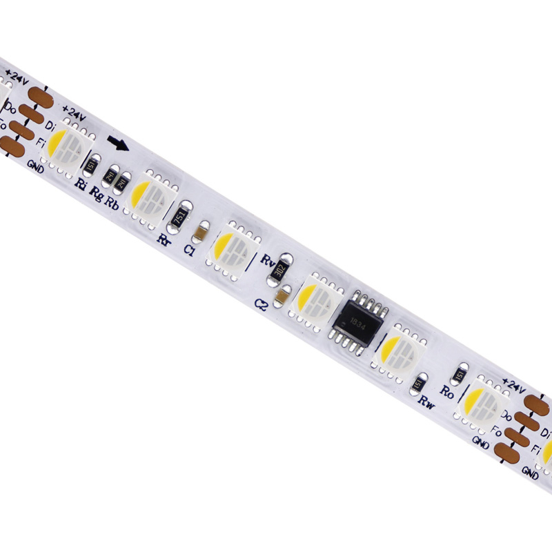 24 V TM1834 (SK6812) 84 LED/m RGBW-Dual-Data-LED-Streifen mit hoher Dichte