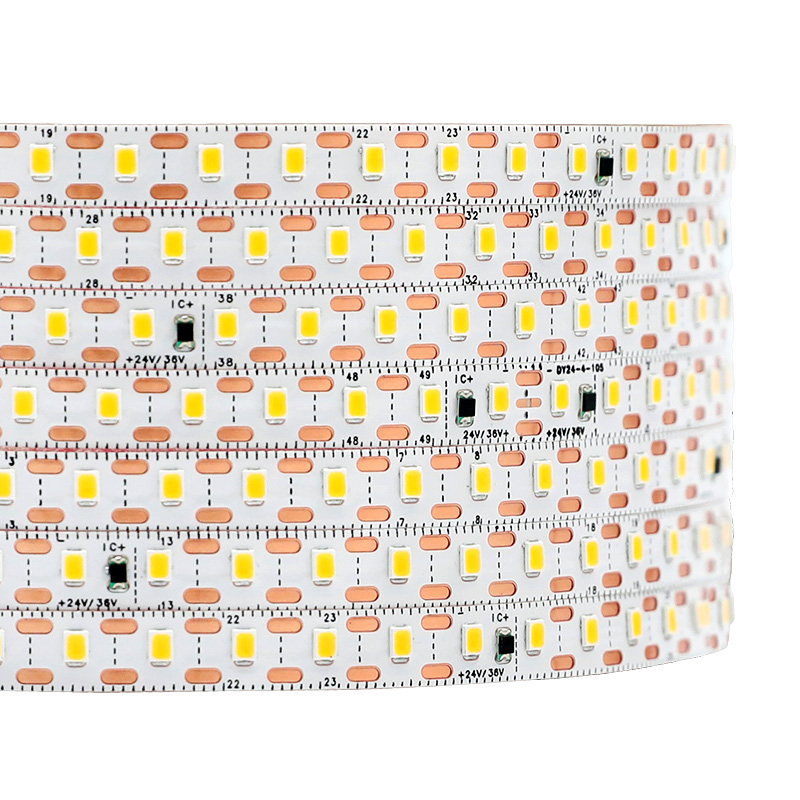 24V až 36V 100 stop bez poklesu napětí Super dlouhý 2835 bílý LED pásek