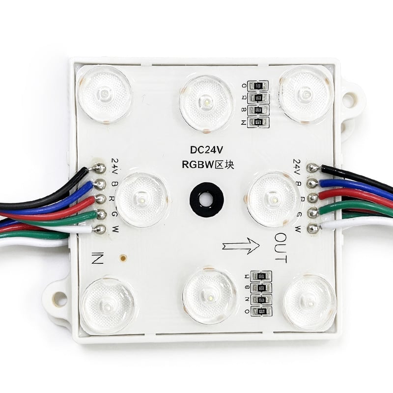 24V Outdoor Waterproof RGBW LED Backlighting Module Matrix Lights 24V Outdoor Waterproof RGBW LED Backlighting Module Matrix Lights