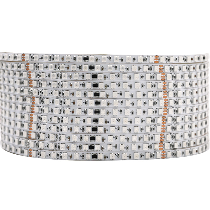 24V WS2811 FW1903PE Pixel Super Bright Compact RGB LED Strip 5mm Width