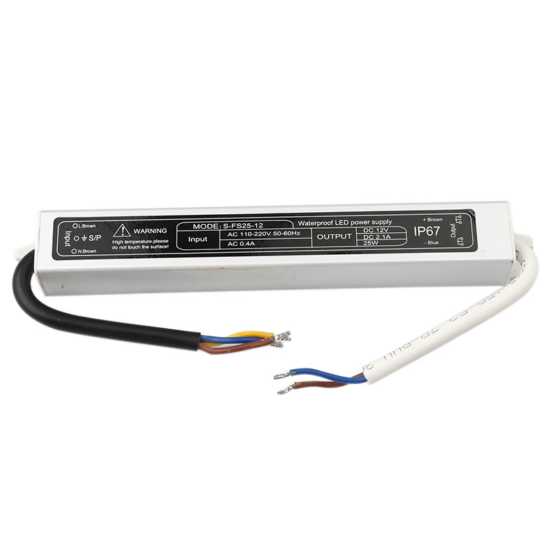 20W 1.67A DC12V CV Outdoor Waterproof IP67 LED Power Supply