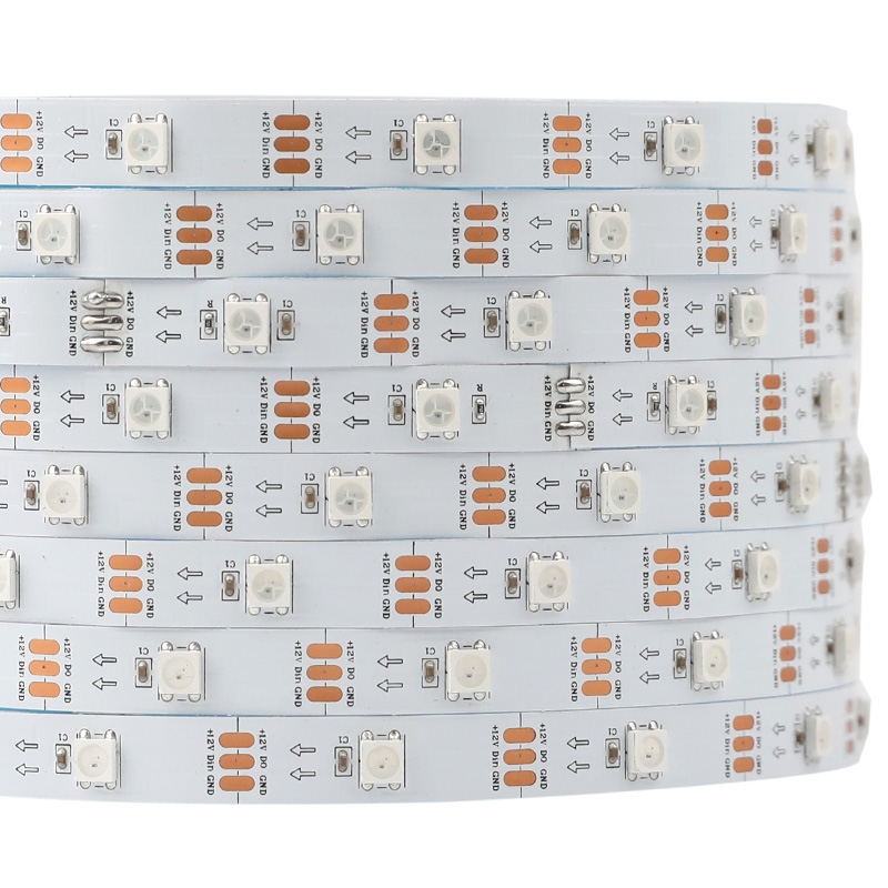 30LEDs/m SK6812 RGB 12V Individual IC LED Strip (150 Pixels)