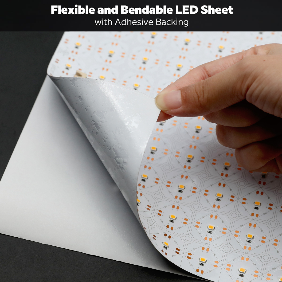 3000K Warm White Flexible LED Sheets for Countertops Backlighting 22X11 3000K Warm White Flexible LED Sheets for Countertops Backlighting 22X11