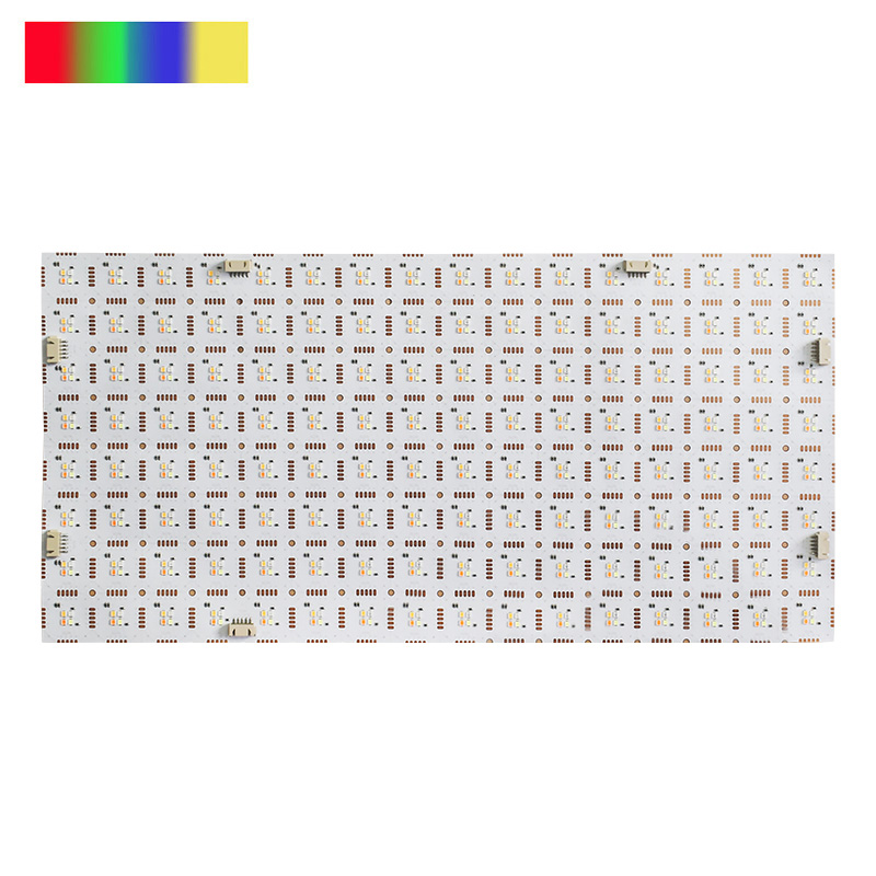 45W High-Density Individual R G B W LED Sheet Panel 24V