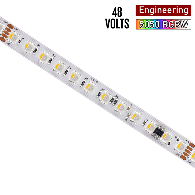 UCS512H4 48V DMX Strip Light 300LEDs 5050 RGBW, 5m to 20m Long
