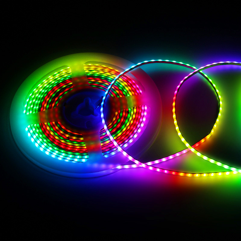 5V 2mm Sehr schlankes RGB unabhängig adressierbares LED-Streifen-COB-Bandlicht 5V 2mm Sehr schlankes RGB unabhängig adressierbares LED-Streifen-COB-Bandlicht