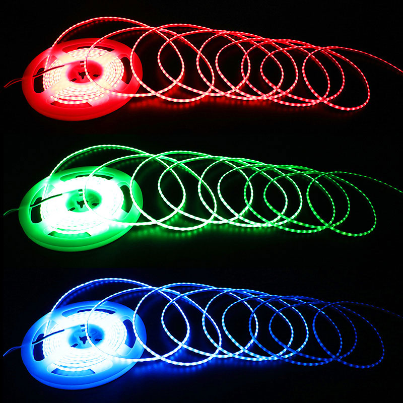 5V 2mm Sehr schlankes RGB unabhängig adressierbares LED-Streifen-COB-Bandlicht 5V 2mm Sehr schlankes RGB unabhängig adressierbares LED-Streifen-COB-Bandlicht