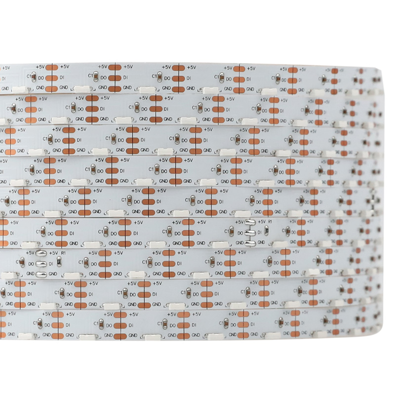 SK6812 RGB DC5V 60LEDs/m Side Emitting Addressable LED Strip Lights - 240 4020SMDs