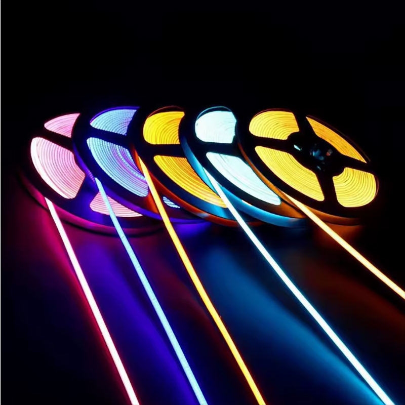 DC5V COB 3mm Mini Width Flexibilní jasná vícebarevná LED páska