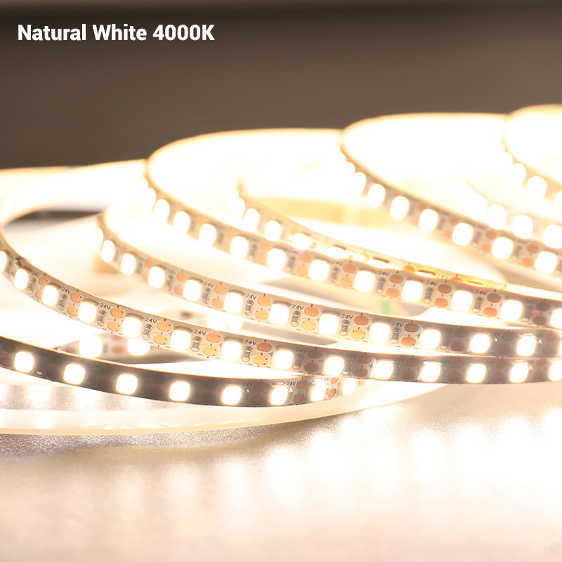5mm Narrow 700LEDs Density Per LED Cuttable 24V 2835 LED Strip 5mm Narrow 700LEDs Density Per LED Cuttable 24V 2835 LED Strip