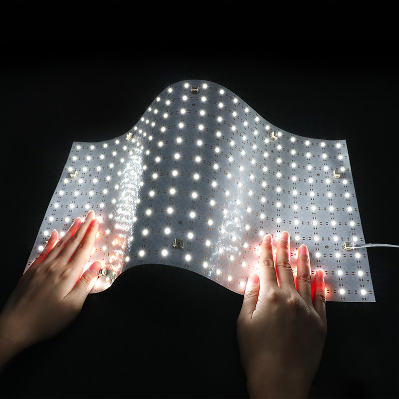 6000K denní bílá LED deska - flexibilní a skládací