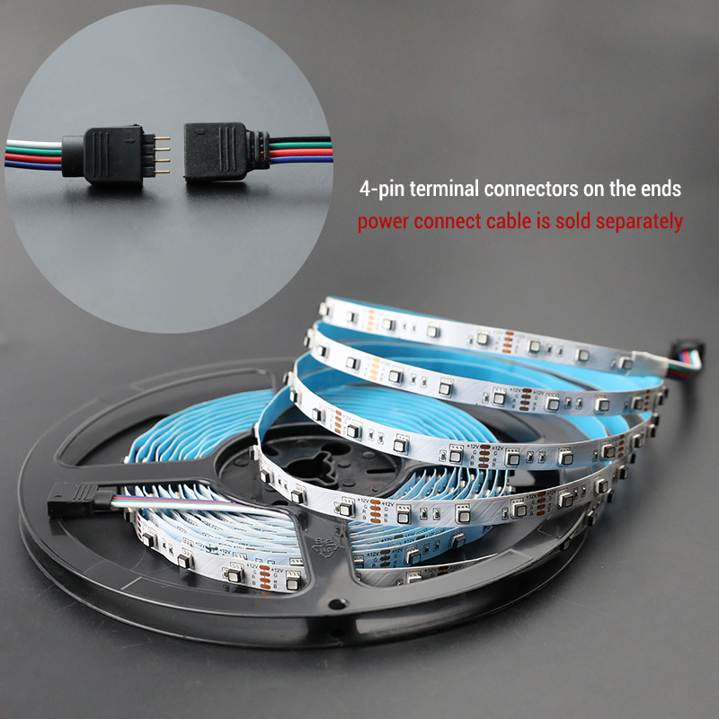5m RGB LED Color Changing Lights Strip - 12V LED Light Strips - 60/120 LEDs/m 5m RGB LED Color Changing Lights Strip - 12V LED Light Strips - 60/120 LEDs/m