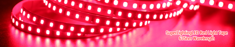 635nm Red Wavelength LED Strip Light | SuperLightingLED
