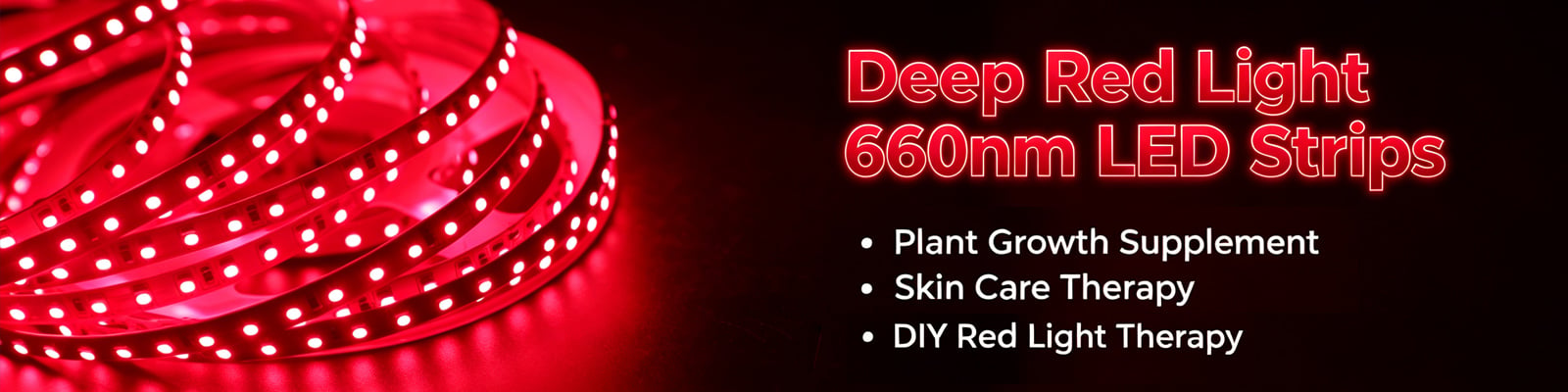 660nm Deep Red Lighting Strip Series | SuperLightingLED