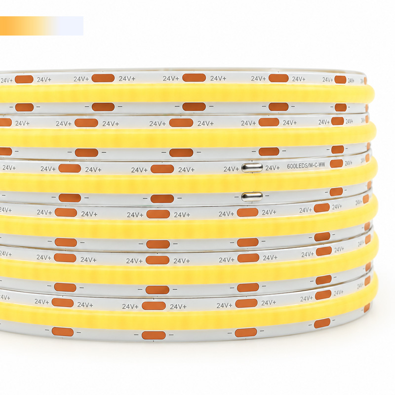 8mm 2-Wire CCT Standard 180 Cob Light Tape LED