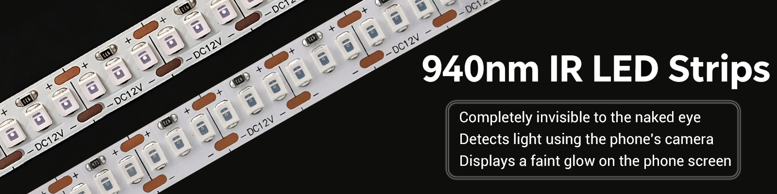 940nm IR LED Strip Lighting | SuperLightingLED