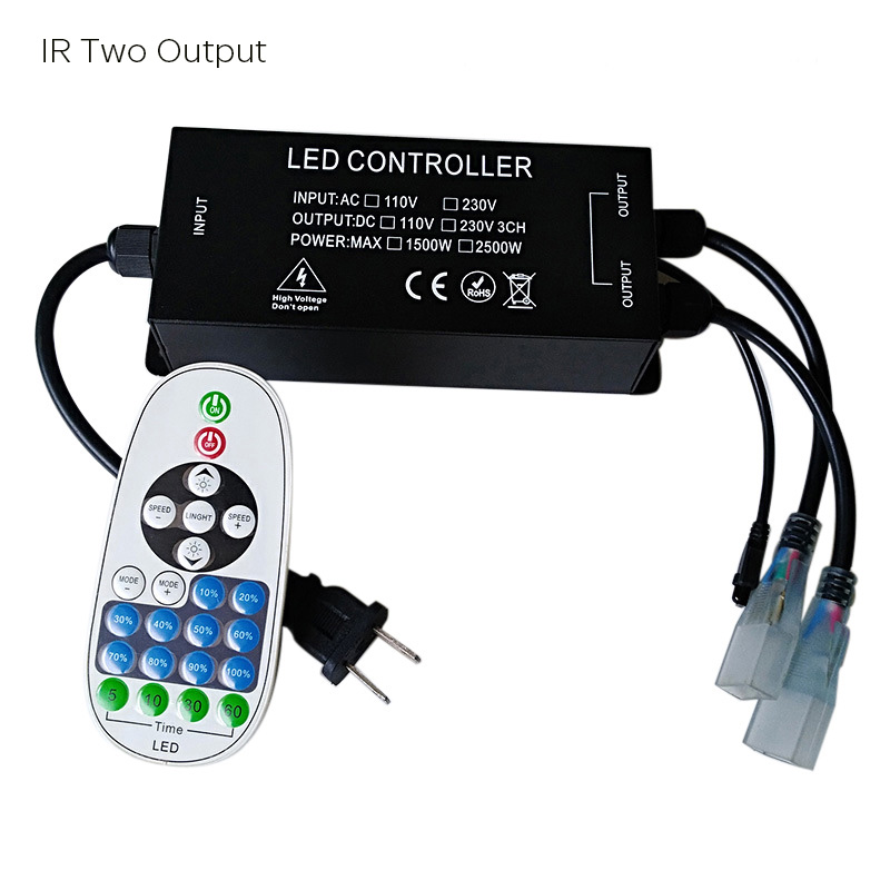 AC High Voltage IR RF Single Color LED Remote Control Dimmer AC High Voltage IR RF Single Color LED Remote Control Dimmer