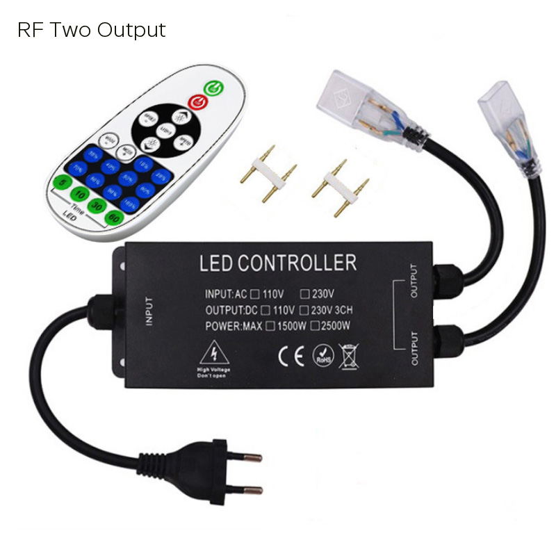 AC High Voltage IR RF Single Color LED Remote Control Dimmer AC High Voltage IR RF Single Color LED Remote Control Dimmer