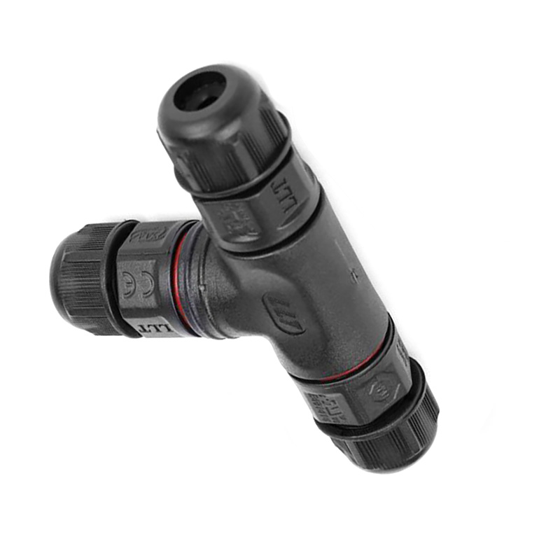 AM-GP-16NT3N T-förmiger 3-poliger Mini-Stecker für LED-Beleuchtung, wasserdicht AM-GP-16NT3N T-förmiger 3-poliger Mini-Stecker für LED-Beleuchtung, wasserdicht