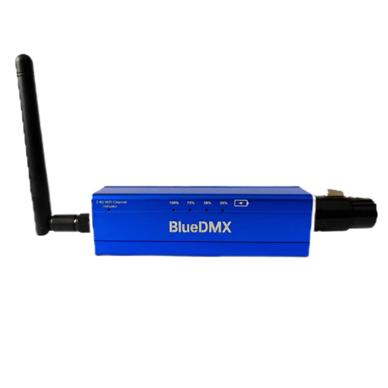 Bezdrátový bateriový ovladač ArtNet WiFi Bluetooth DMX512 s USB portem BLUEDMX