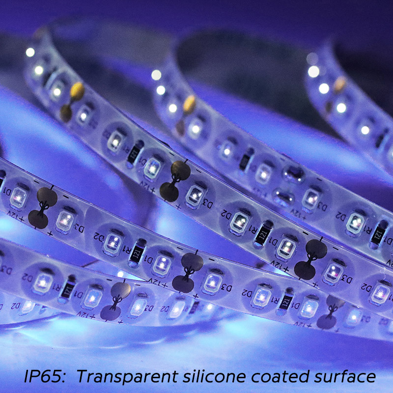 DC12V Flexibilní, skutečné 365nm UV LED řezatelné světelné proužky s vysokou hustotou DC12V Flexibilní, skutečné 365nm UV LED řezatelné světelné proužky s vysokou hustotou