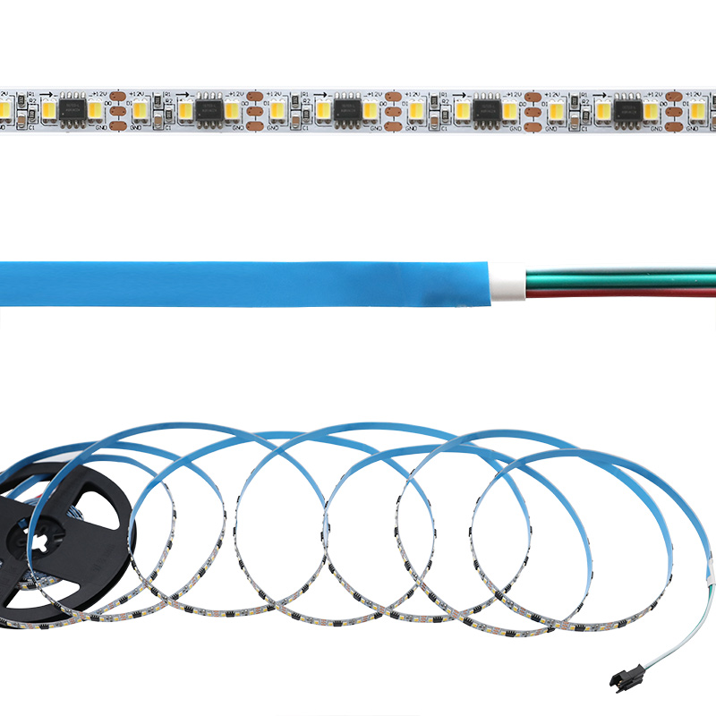 DC12V SM16703 SMD2835 Dynamic CCT Adjustable LED Strip Light 120 LEDs / m DC12V SM16703 SMD2835 Dynamic CCT Adjustable LED Strip Light 120 LEDs / m