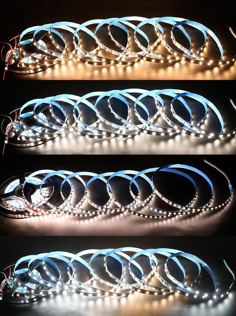 Dynamic CCT LED tape Illumination