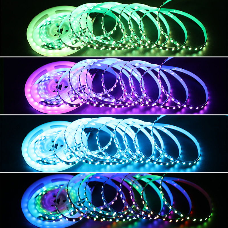 DC12V TM1824 SK6812 RGBW schmale adressierbare LED-Streifen-Lichter 8mm Breite DC12V TM1824 SK6812 RGBW schmale adressierbare LED-Streifen-Lichter 8mm Breite