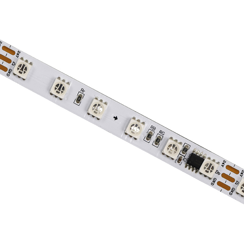 DC24V WS2811 Addressable RGB LED Strip Lights - SMD5050 360LEDs 16.4Ft