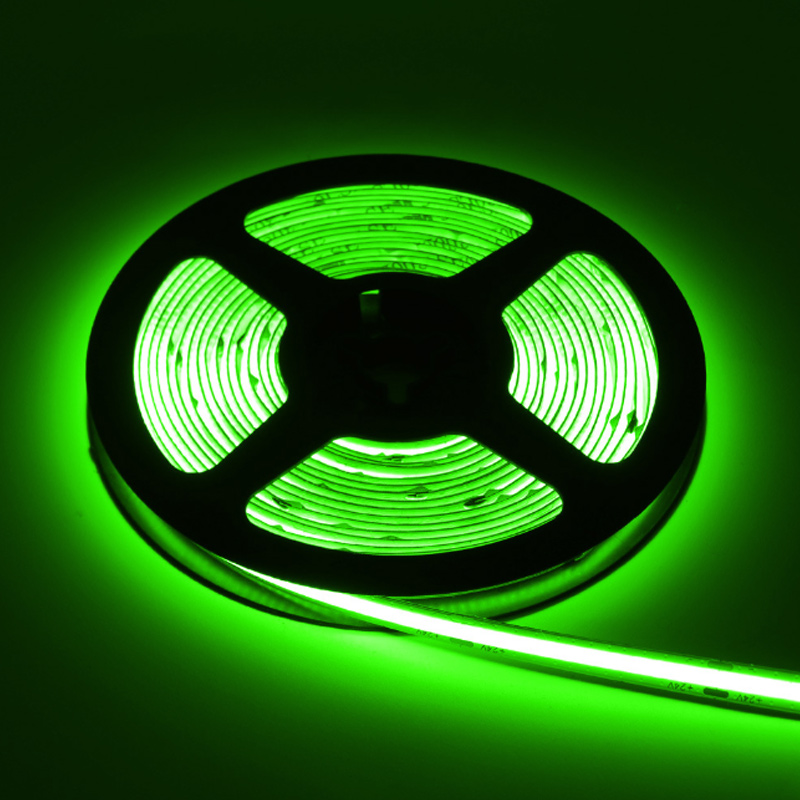 DC24V 10mm Durchmesser LED COB Statisches farbiges LED-Band 480LEDs Dichte DC24V 10mm Durchmesser LED COB Statisches farbiges LED-Band 480LEDs Dichte