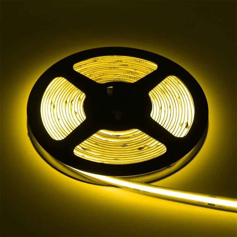 DC24V 10mm Durchmesser LED COB Statisches farbiges LED-Band 480LEDs Dichte DC24V 10mm Durchmesser LED COB Statisches farbiges LED-Band 480LEDs Dichte