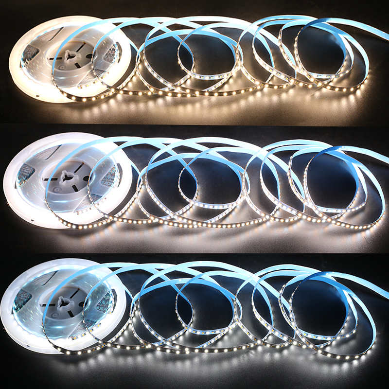 DC24V 2835 8mm CCT Tunable Weiß LED Streifen 33FT kein Spannungsabfall DC24V 2835 8mm CCT Tunable Weiß LED Streifen 33FT kein Spannungsabfall