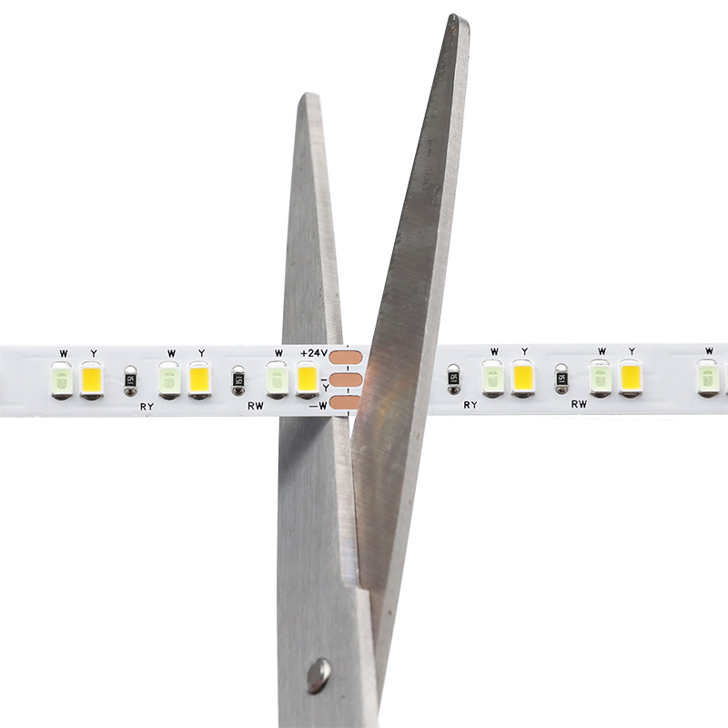 DC24V 2835 Modré a žluté dvoubarevné LED páskové osvětlení 840 LED diod DC24V 2835 Modré a žluté dvoubarevné LED páskové osvětlení 840 LED diod