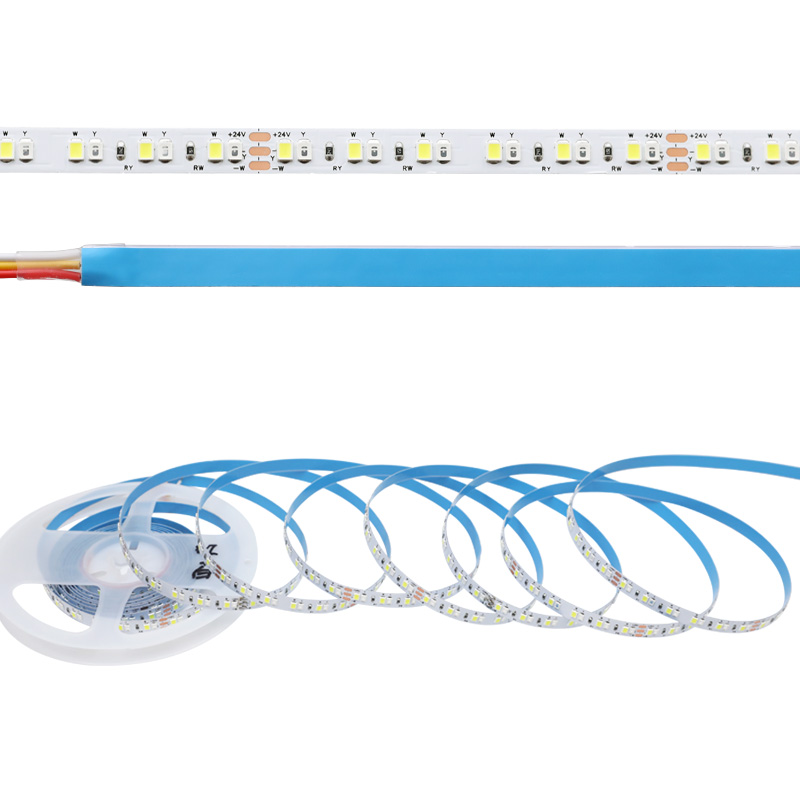 DC24V 2835 Flexibilní dvoubarevný červený a bílý LED světelný pás 840 LED DC24V 2835 Flexibilní dvoubarevný červený a bílý LED světelný pás 840 LED