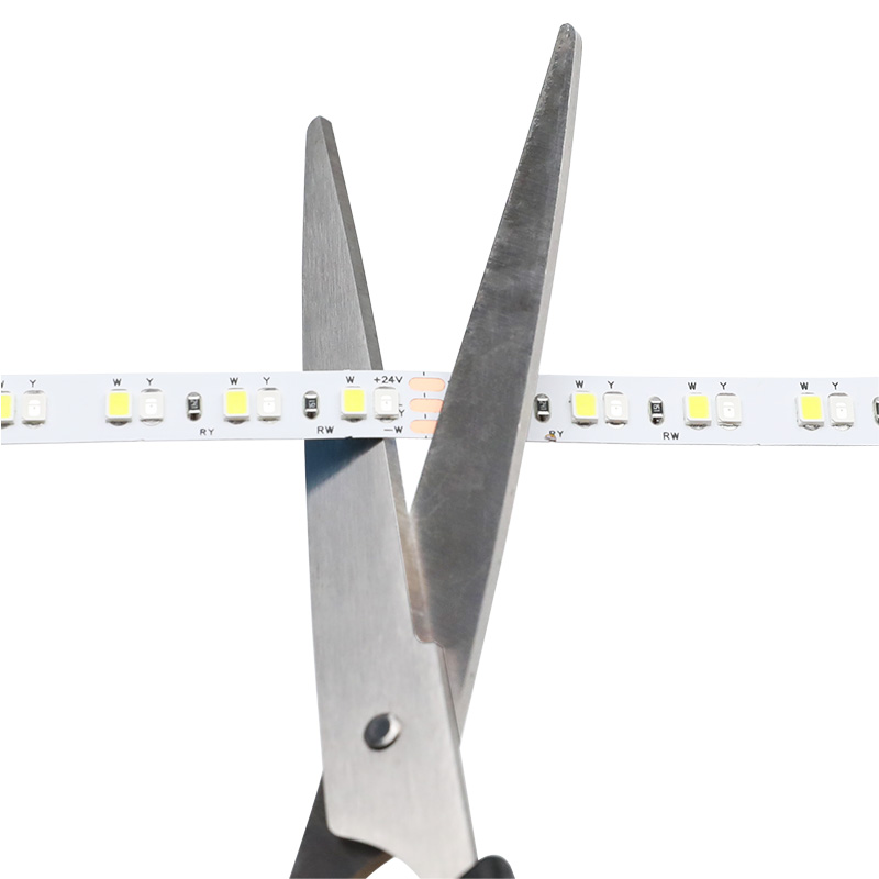 DC24V 2835 Flexibilní dvoubarevný červený a bílý LED světelný pás 840 LED DC24V 2835 Flexibilní dvoubarevný červený a bílý LED světelný pás 840 LED