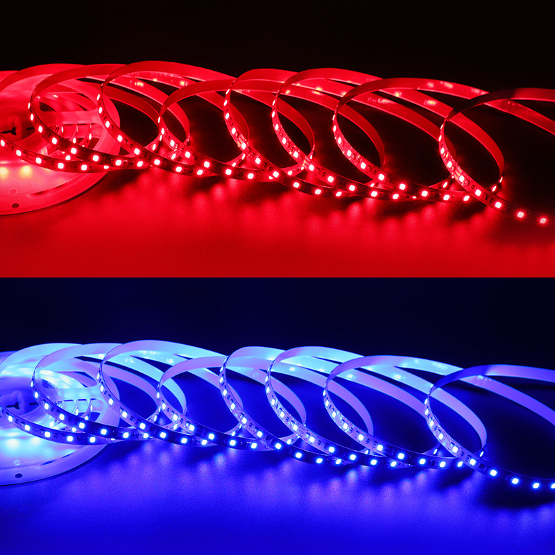 DC24V 2835 Zweifarbige rote und blaue LED-Streifenlichter 840 LEDs DC24V 2835 Zweifarbige rote und blaue LED-Streifenlichter 840 LEDs