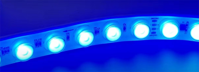 DC24V 3030 20mm široký RGB CCT difuzní LED pásek světelné efekty