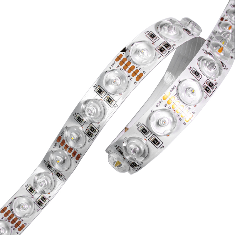 DC24V 3030 20 mm breite RGB CCT diffuse LED-Streifenbeleuchtungslinse