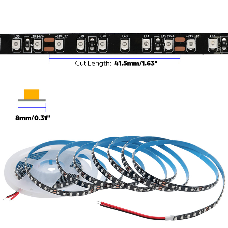 DC24V 365nm nebo 405nm flexibilní ultrafialový LED pásek UV černé světlo DC24V 365nm nebo 405nm flexibilní ultrafialový LED pásek UV černé světlo