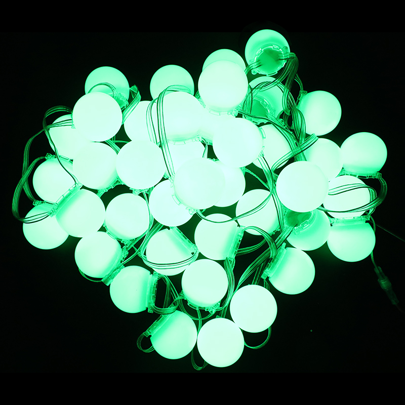 DC24V 4cm Base Static Color Dimmable Outdoor Round Bulb String Lights LED DC24V 4cm Base Static Color Dimmable Outdoor Round Bulb String Lights LED