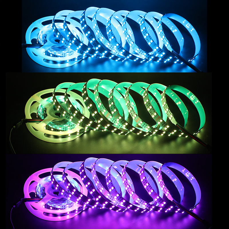 DC24V 5050 Helles RGBW zweireihiges LED-Streifenlicht 600LEDs DC24V 5050 Helles RGBW zweireihiges LED-Streifenlicht 600LEDs