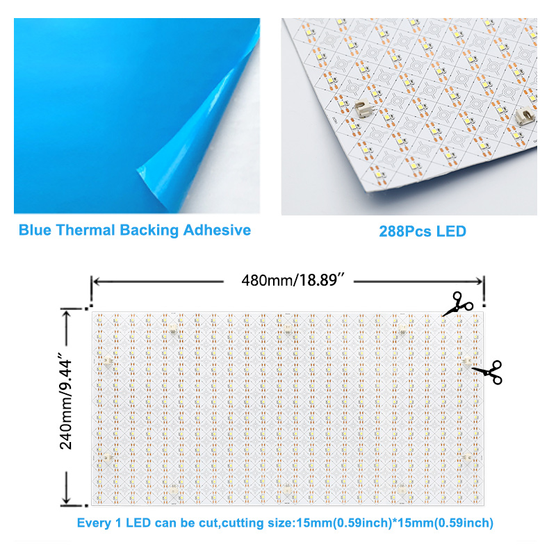 DC24V CRI 90 Ausgezeichnete Farbqualität Flexible weiße LED-Blattbeleuchtung 24X12 DC24V CRI 90 Ausgezeichnete Farbqualität Flexible weiße LED-Blattbeleuchtung 24X12