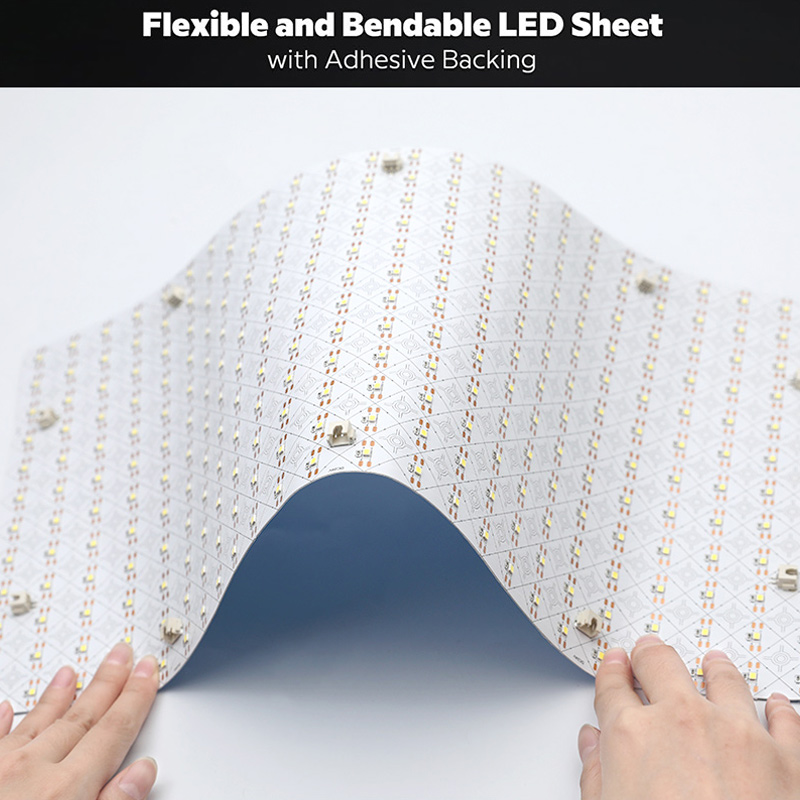 DC24V CRI 90 Ausgezeichnete Farbqualität Flexible weiße LED-Blattbeleuchtung 24X12 DC24V CRI 90 Ausgezeichnete Farbqualität Flexible weiße LED-Blattbeleuchtung 24X12